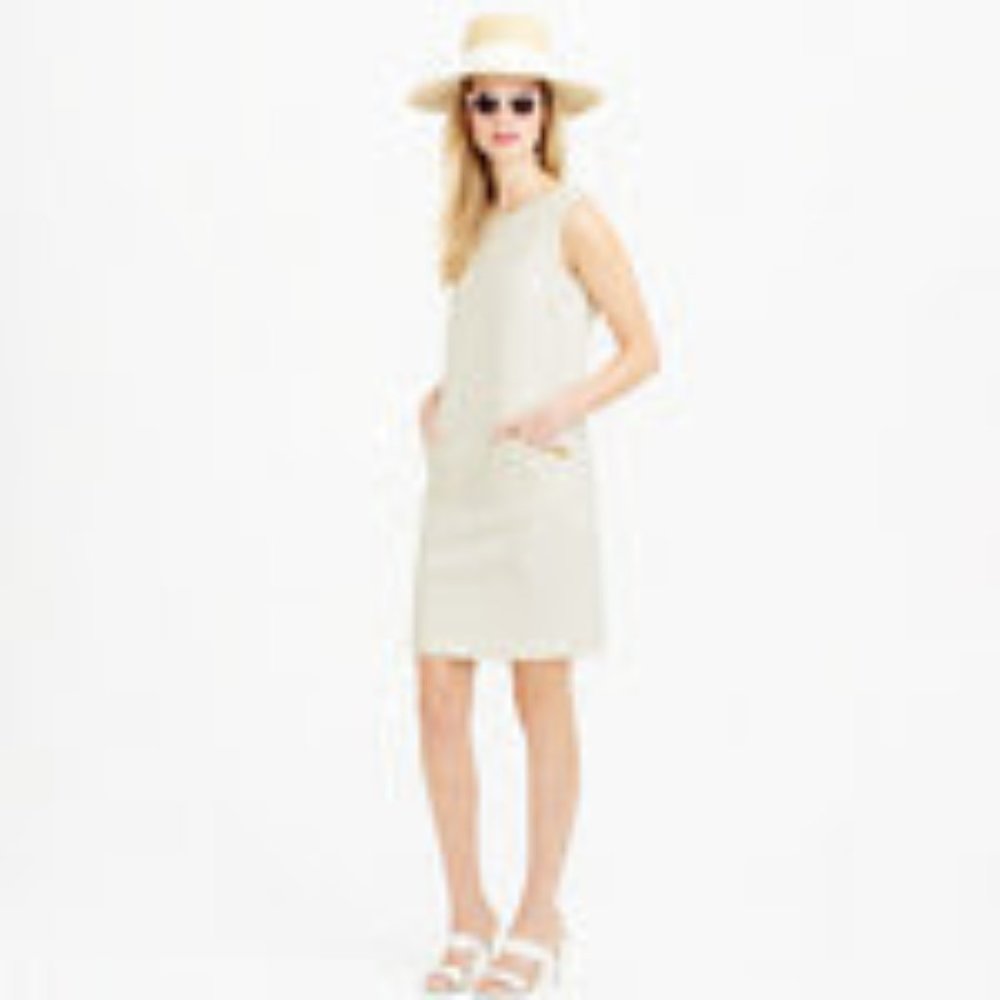 Jacquard zip-pocket shift